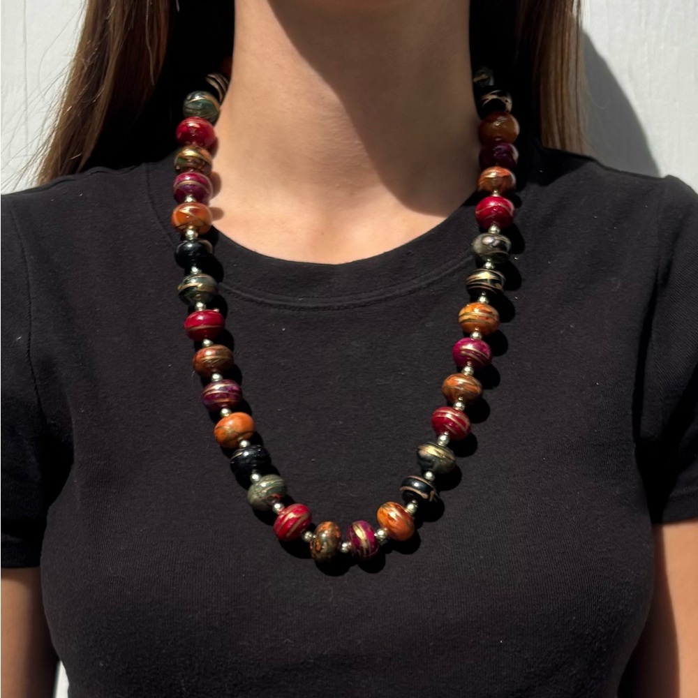 Multicolor Beaded Necklace